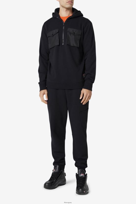 negro FILA sudadera fila mekong negra 6L8PR2539