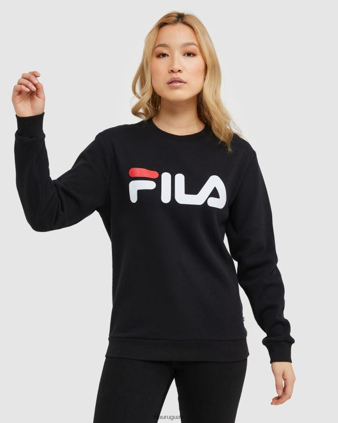 negro FILA sudadera fila negra clasica unisex 6L8PR22488