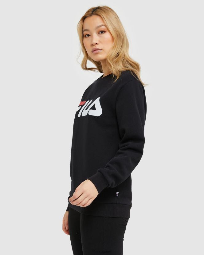 negro FILA sudadera fila negra clasica unisex 6L8PR22488