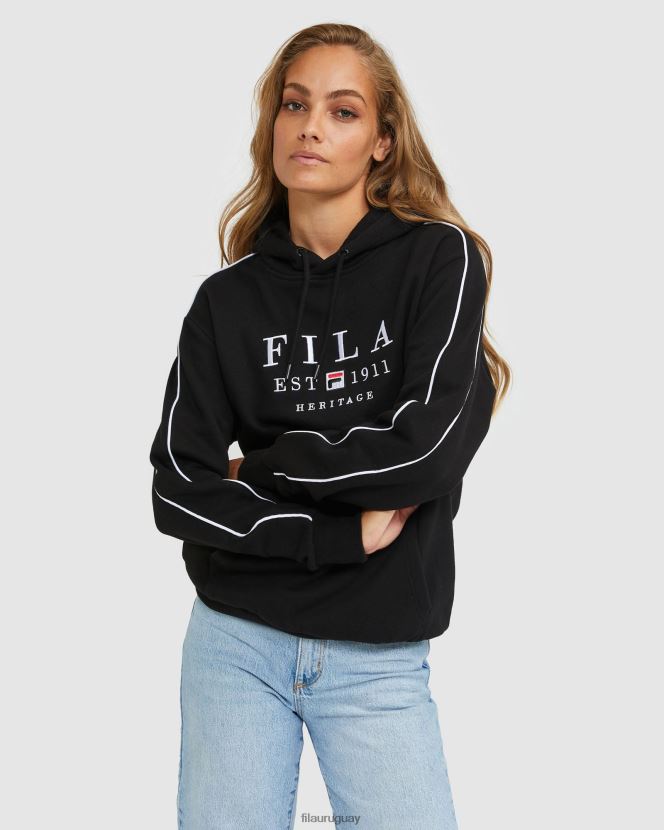 negro FILA sudadera fila unisex negra 6L8PR22446