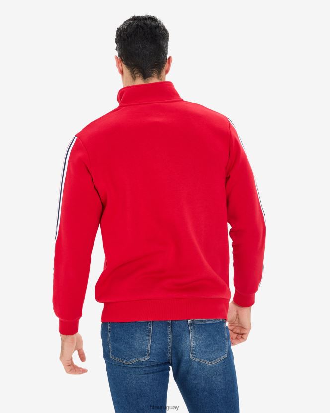 rojo FILA fila aemero qtr zip hombre rojo 6L8PR22623