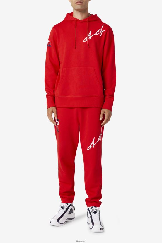 rojo FILA sudadera fila Grant Hill Lazarus roja 6L8PR2475