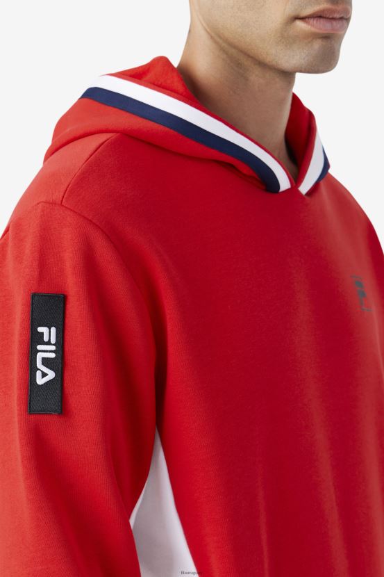 rojo FILA sudadera fila bevans park roja 6L8PR2482