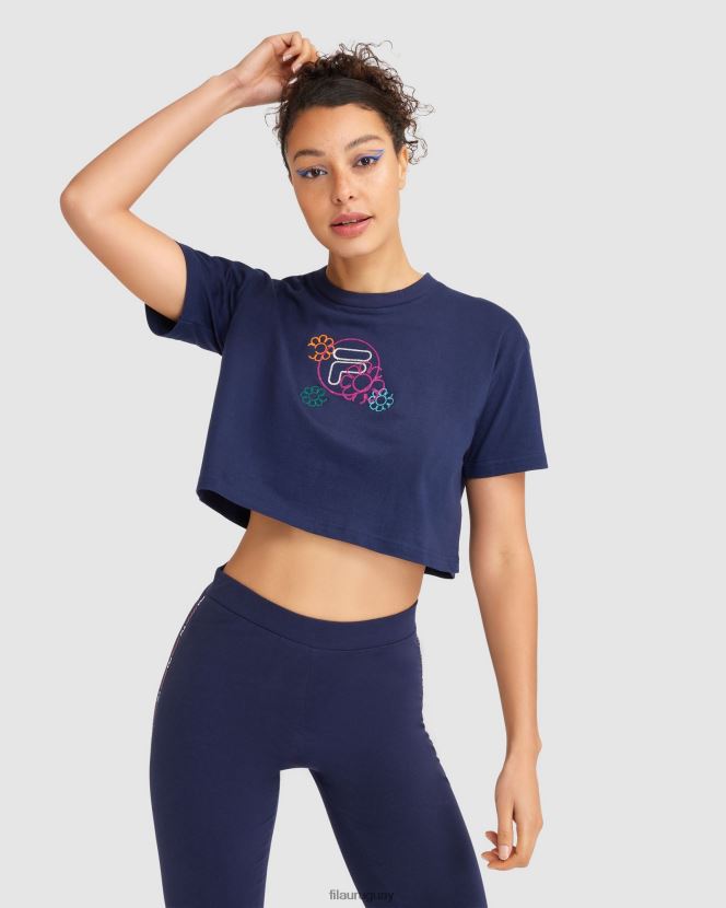 Armada FILA camiseta fila flora mujer azul marino 6L8PR22802