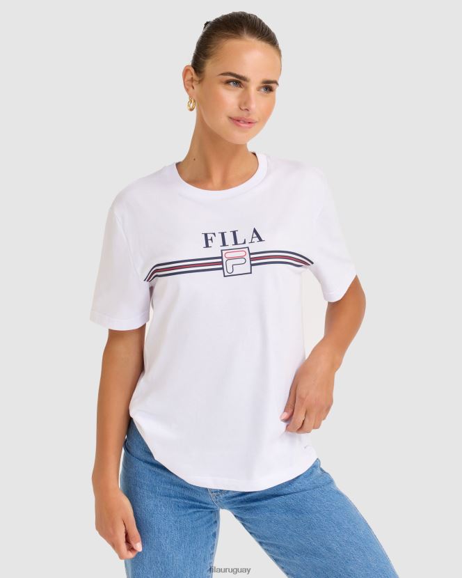 blanco FILA camiseta cathy fila blanca 6L8PR22786