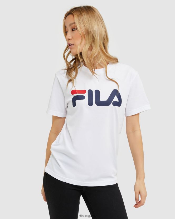 blanco FILA camiseta unisex clásica blanca fila 6L8PR22436