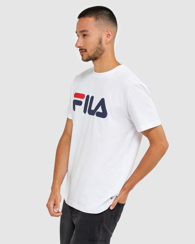 blanco FILA camiseta unisex clásica blanca fila 6L8PR22436