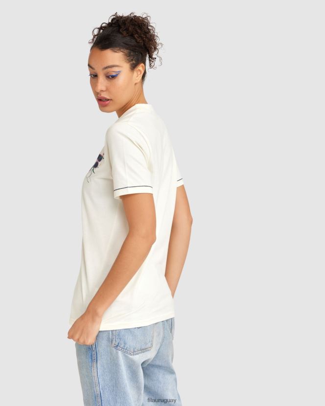 garceta FILA camiseta tally mujer fila egret 6L8PR22804