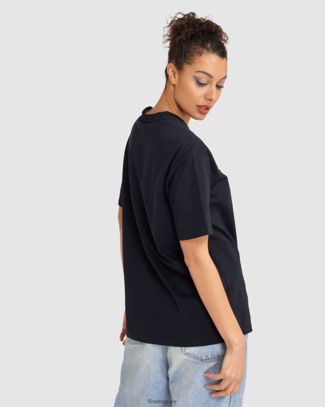 negro FILA camiseta fila cinzia mujer negra 6L8PR22839