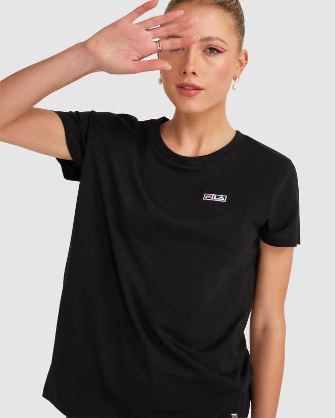 negro FILA camiseta fila imogen mujer negra 6L8PR22847