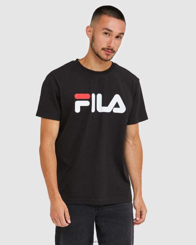 negro FILA camiseta fila negra clásica unisex 6L8PR22434