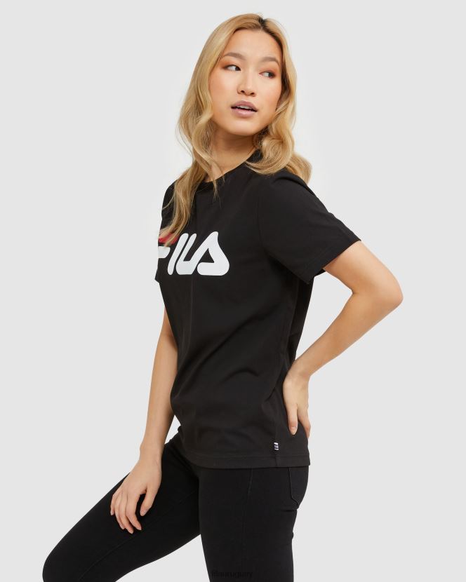 negro FILA camiseta fila negra clásica unisex 6L8PR22434