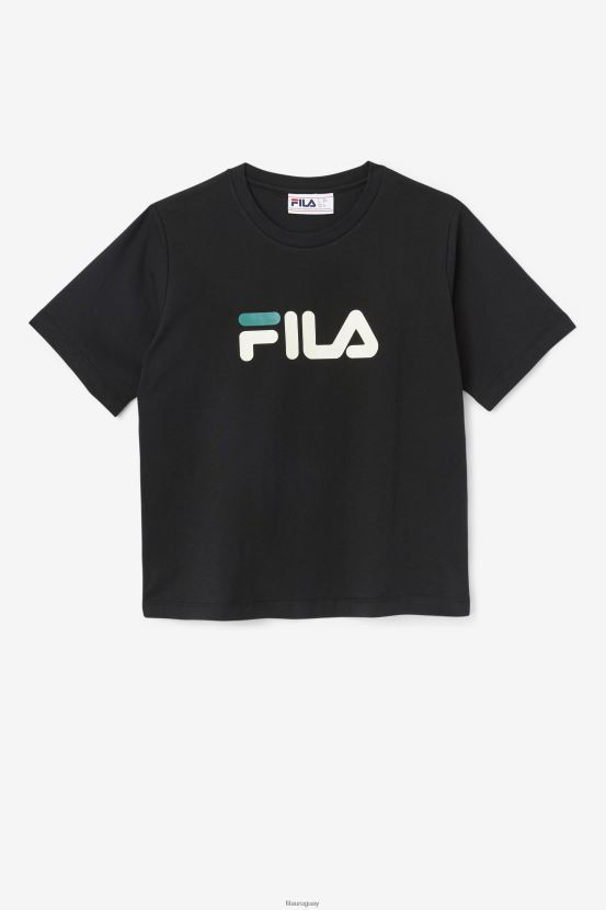 negro FILA camiseta fila thea negra 6L8PR21447