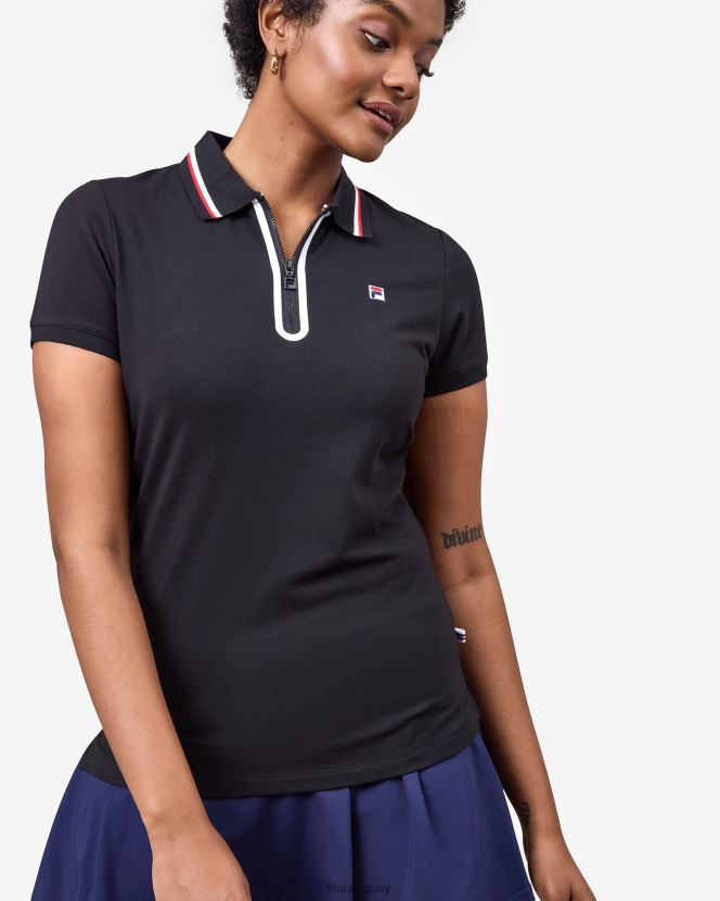 negro FILA polo fila monica negro 6L8PR22923