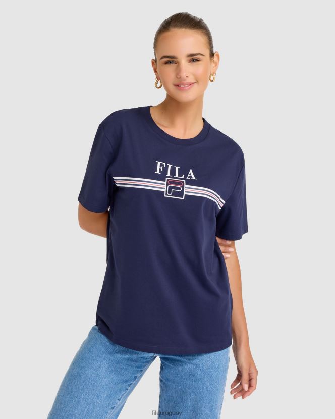 nueva marina FILA camiseta fila cathy new azul marino 6L8PR22783