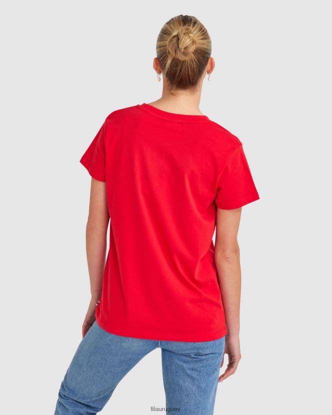 rojo FILA camiseta fila imogen mujer roja 6L8PR22845