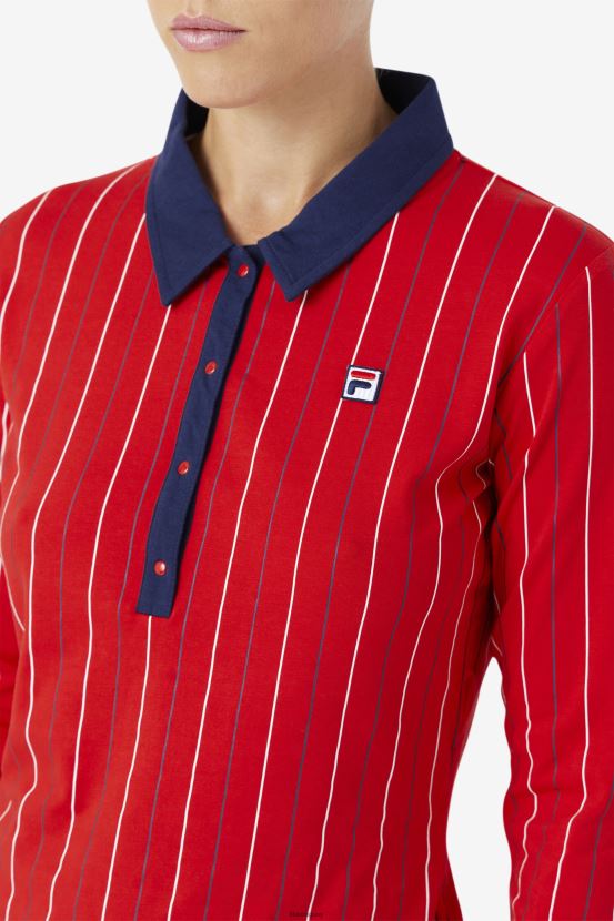 rojo FILA polo manga larga fila jada rojo 6L8PR21386