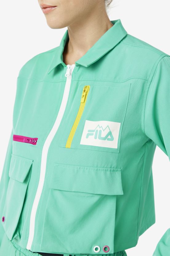 verde marino FILA camisa fila alina verde marino 6L8PR21416