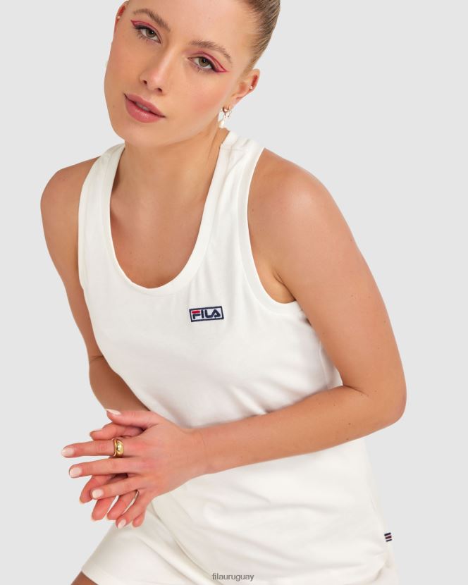 blanco FILA fila imogen tank blanca mujer 6L8PR22825