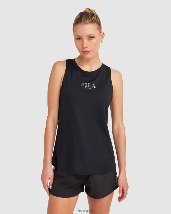 negro FILA fila elektra tank mujer negra 6L8PR22864