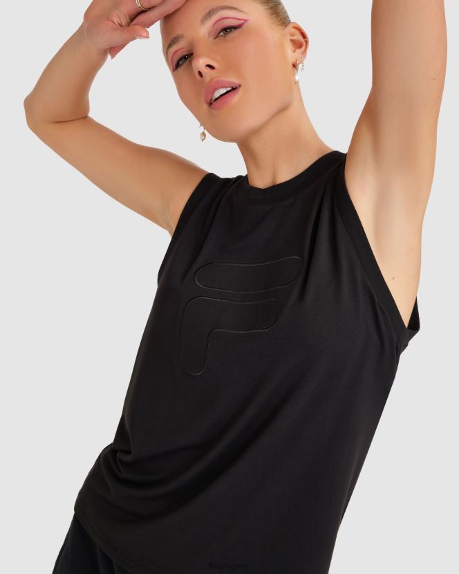 negro FILA fila spencer mujer negra 6L8PR22812
