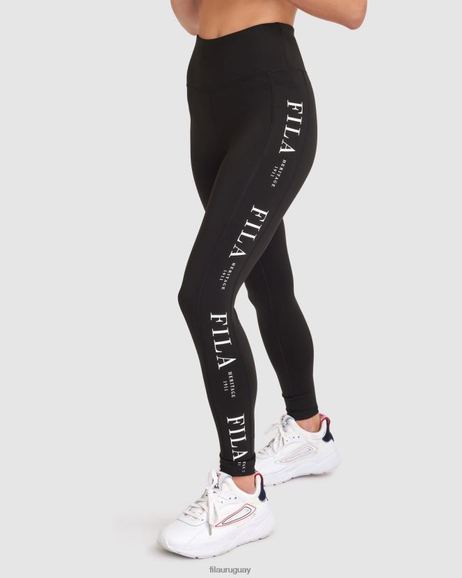 negro FILA mallas fila elektra negras para mujer 6L8PR22841