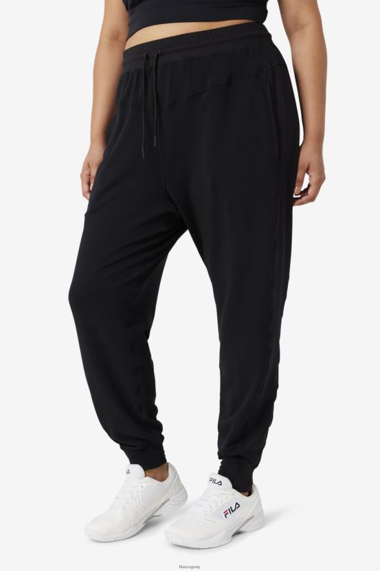 negro FILA fila fi-lux textura jogger negro 6L8PR22011