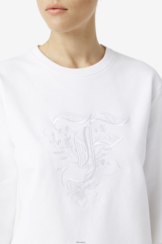 blanco FILA sudadera fila izabella blanca 6L8PR21519