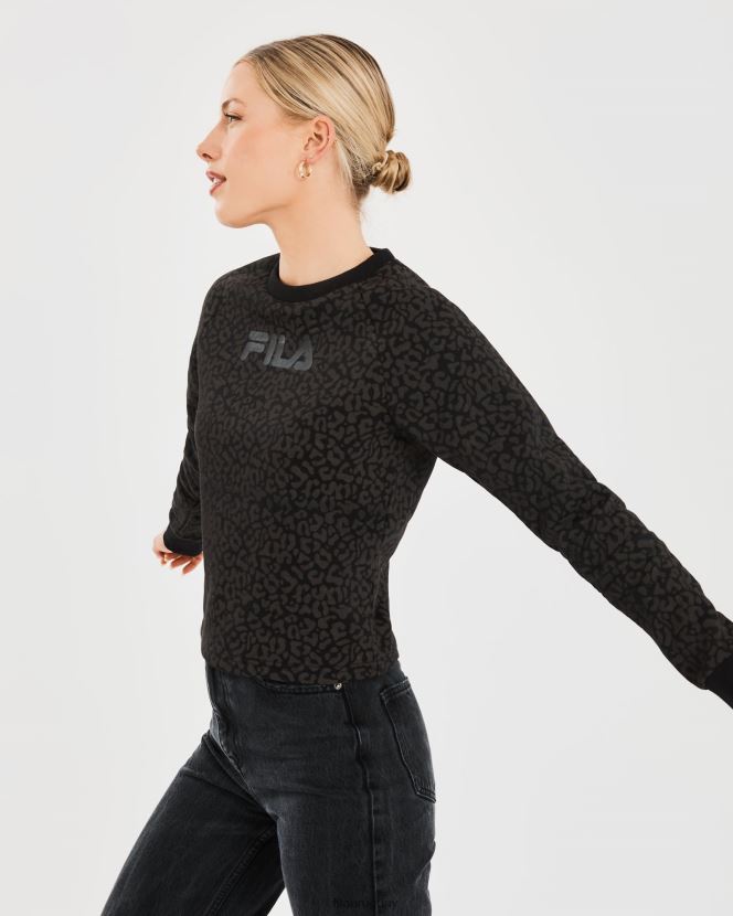 negro FILA fila volta mujer negras 6L8PR22808