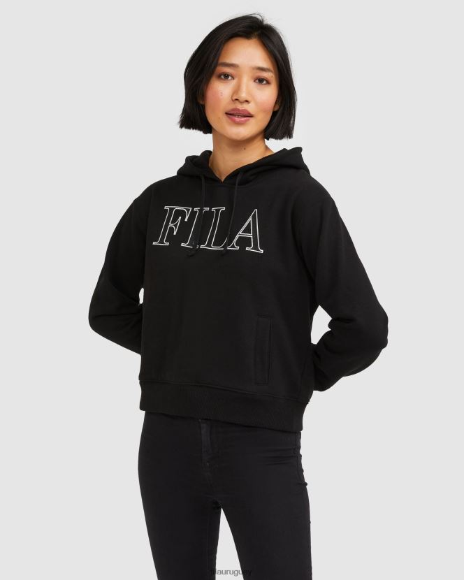 negro FILA sudadera fila isidora negra mujer 6L8PR22970