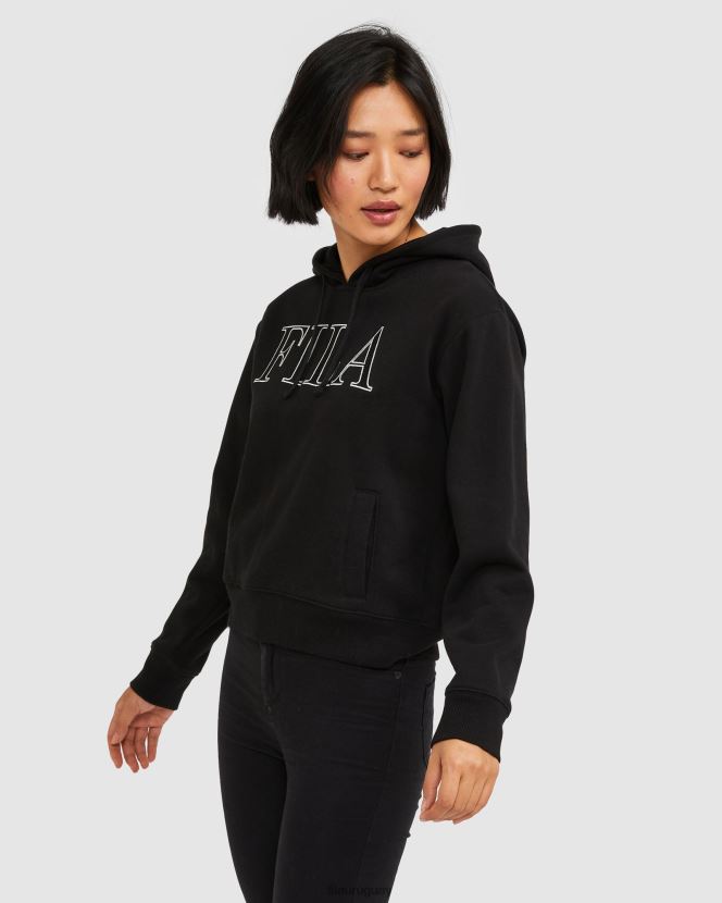 negro FILA sudadera fila isidora negra mujer 6L8PR22970