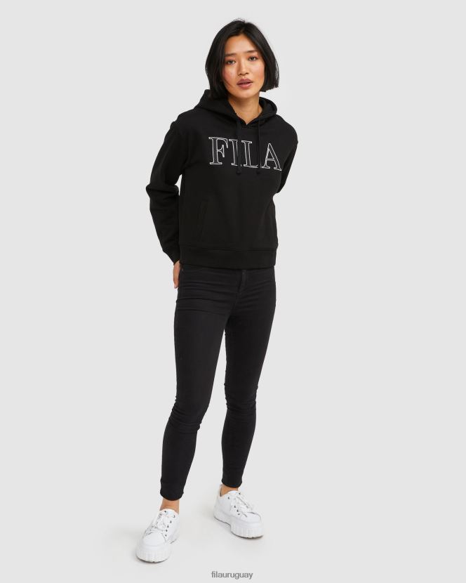 negro FILA sudadera fila isidora negra mujer 6L8PR22970