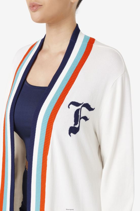 tofu FILA fila angelina maxi cardigan tofu 6L8PR21501