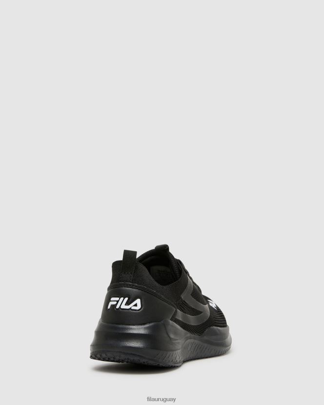 negro FILA fila saluzzo mujer negras 6L8PR22892