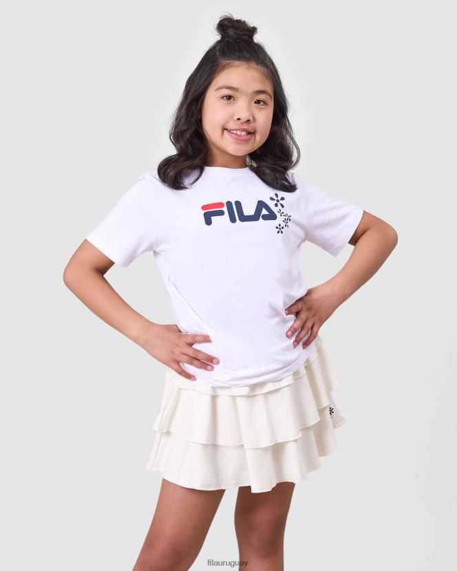 blanco FILA camiseta fila blanca diya 6L8PR23162