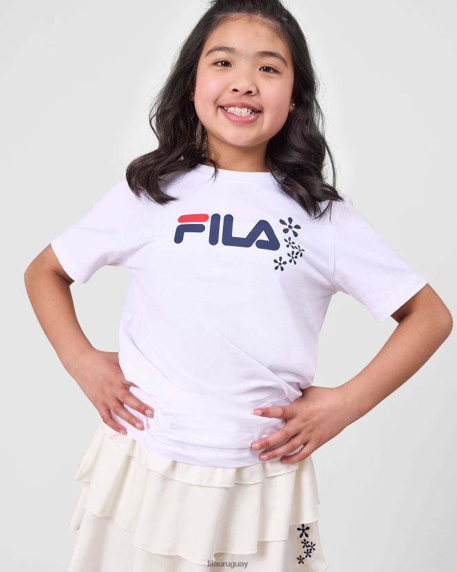 blanco FILA camiseta fila blanca diya 6L8PR23162