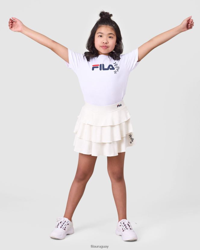 blanco FILA camiseta fila blanca diya 6L8PR23162