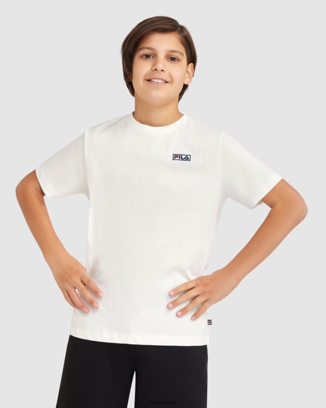 blanco FILA camiseta fila parker niño blanca 6L8PR23085