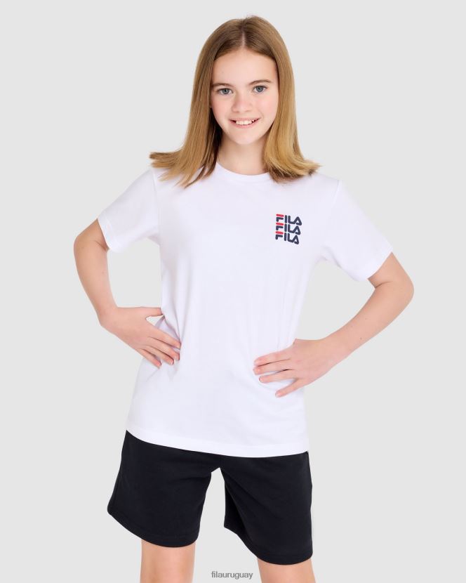 blanco FILA camiseta fila ripley infantil blanca 6L8PR23048