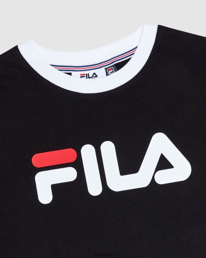 negro FILA camiseta fila classic niña negra 6L8PR23135