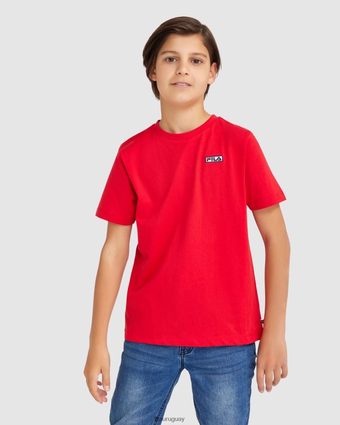 rojo FILA camiseta fila parker roja para niños 6L8PR23081