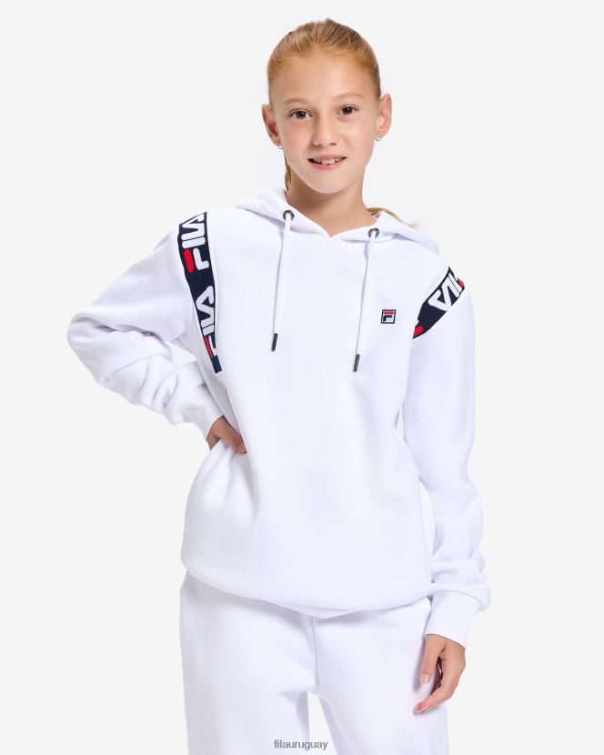 blanco FILA capucha fila infantil insignia 2.0 blanca 6L8PR23141