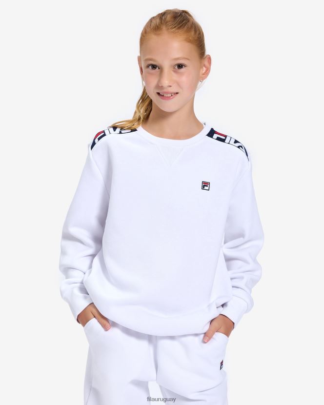 blanco FILA insignia infantil 2.0 crew blanca fila 6L8PR23143