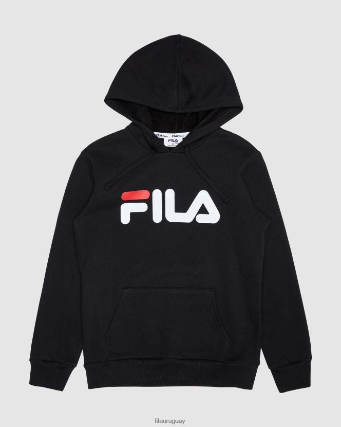 negro FILA capucha clasica para ninos fila negra 6L8PR23110